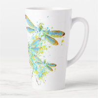 Teal Dragonfly splatter