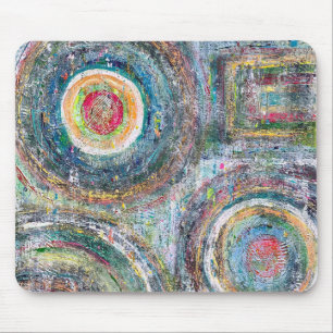 Teal Driven Mousepad