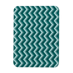 Teal Embossed Foil Magnet