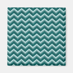 Teal Embossed Foil Magnet