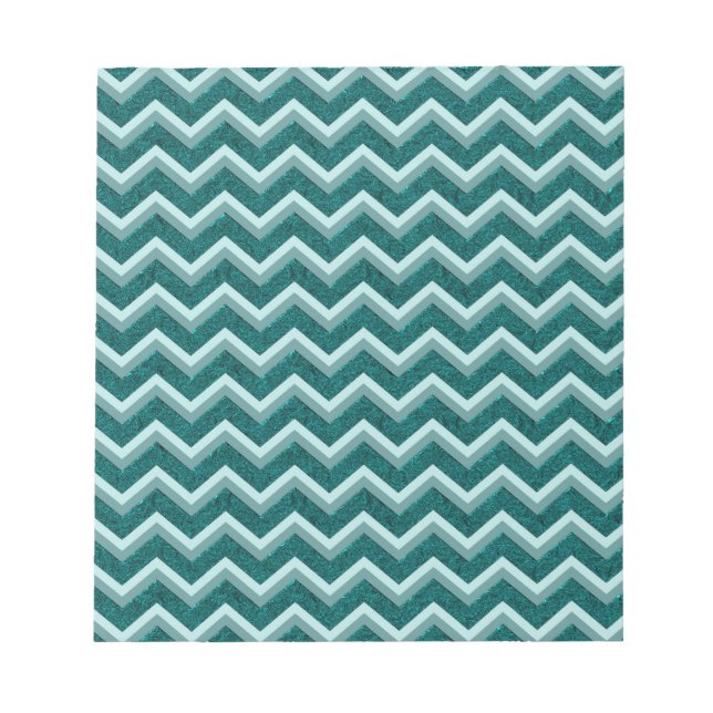 Teal Embossed Foil Notepad (Front)