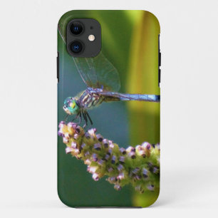 Teal eyed Dragonfly iPhone 11 Case