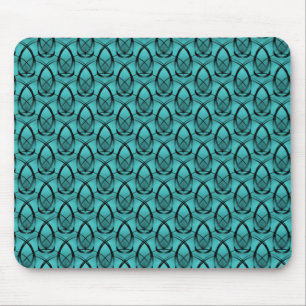 Teal Fashion Forward Mousepad