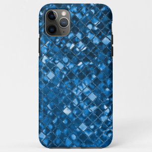 Teal Faux Mosaic Glass iPhone 11 Pro Max Case