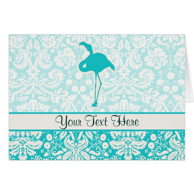 Teal Flamingo (Front Horizontal)