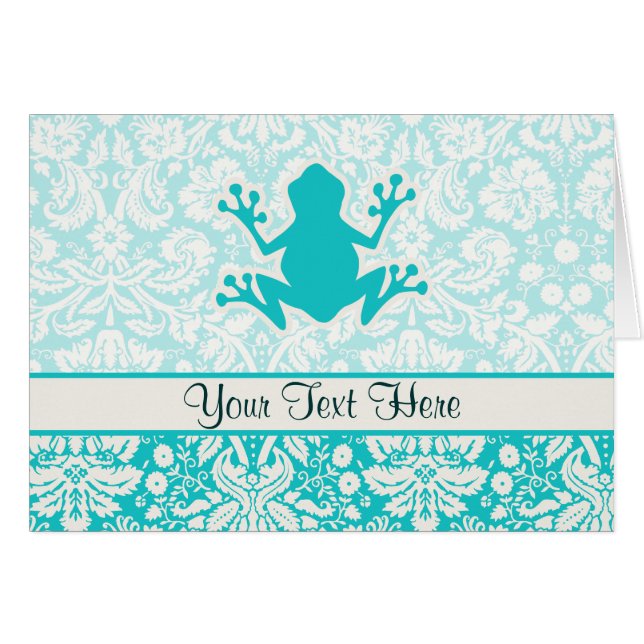 Teal Frog (Front Horizontal)