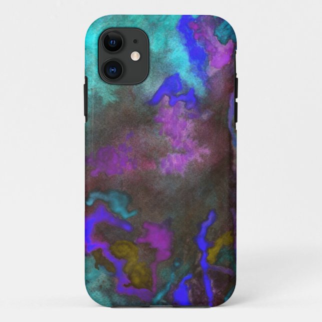 Teal Fusion Case-Mate Apple iPhone Case (Back)