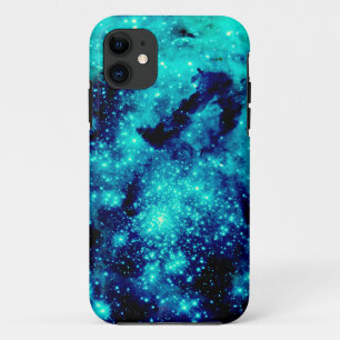 Teal Galaxy iPhone 11 Case