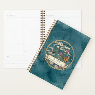 Teal Garden Planner – Custom Notebook