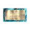 Teal Gold Agate Business Card