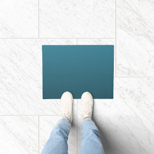 Teal gradient Colour Doormat