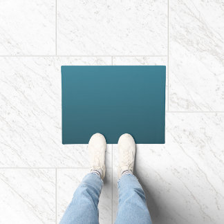 Teal gradient Colour  Doormat