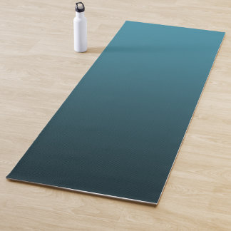 Teal gradient Colour  Yoga Mat