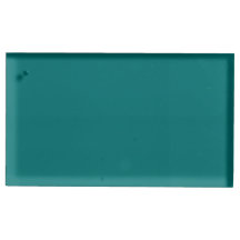 Teal Green Block Coloured - Table Card Holder
