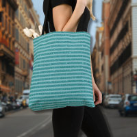 Teal Green Glitter Style Horizontal Stripes