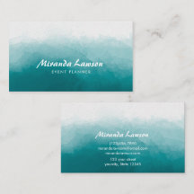 Teal Green Watercolor background 