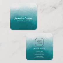 Teal Green Watercolor background 