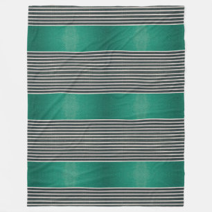 Teal & Grey Exotic Faux Snake & Alligator Skin Fleece Blanket
