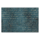 Teal Grunge Vintage Calligraphy