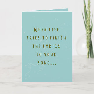 Teal Hook It Card
