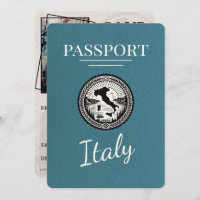 Teal Italy Passport