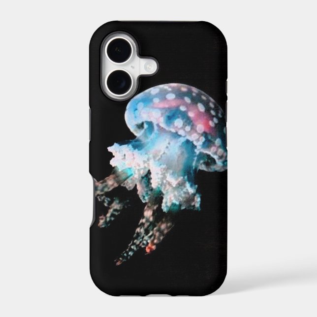 Teal Jellyfish Case-Mate iPhone 11 Case (Back)