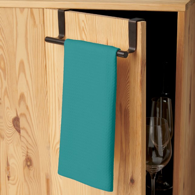 Teal Kitchen Towel (Thirds Fold)