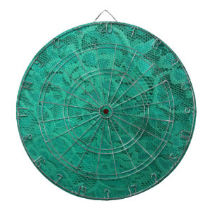 Teal Lace Dartboard