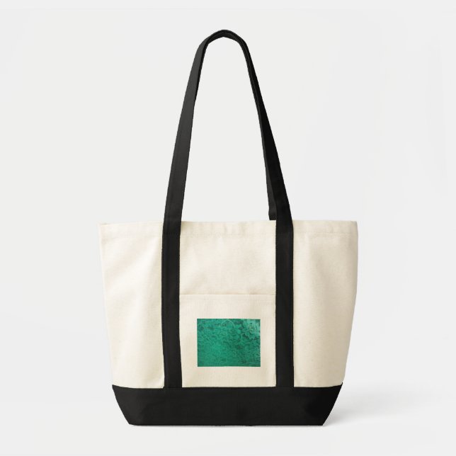 Teal Lace Tote Bag (Front)