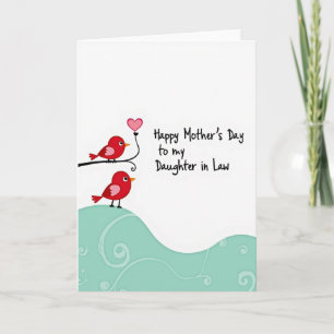 Teal Landscape Mothers Day Card
