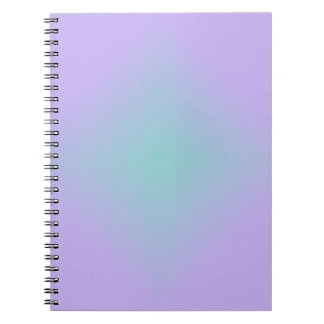 Teal Lavender Glow Notebook
