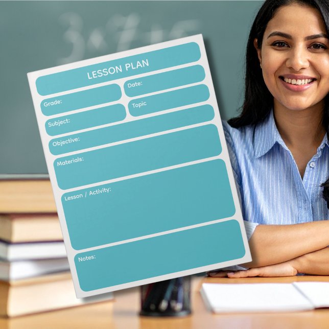 Teal Lesson Planner Pad (Creator Uploaded)