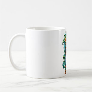 Teal Lotus Sentinel Coffee Mug