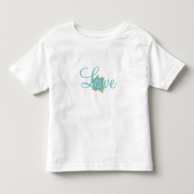 Teal Love T-shirt (Front)