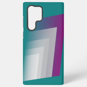 Teal magenta grey samsung galaxy case