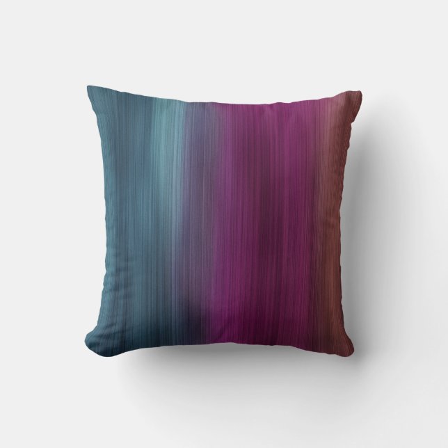 Teal Magenta Sienna Modern Cushion (Front)