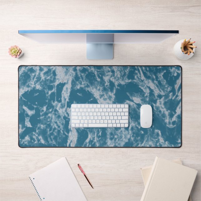 Teal Marble Desk Mat (Office 1)