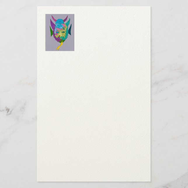 TEAL MASK STATIONERY (Front)