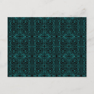 Teal Maze by Mark Edward Westerfield Postcard