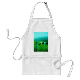 Teal mist Reto coloured painted pony Horse Standard Apron