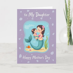 Teal Moms Underwater Kiss Card