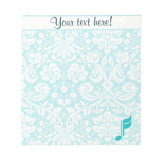 Teal Music Note (Front)