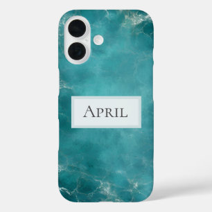 Teal Ocean iPhone 16 Case
