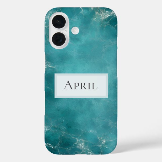 Teal Ocean Case-Mate iPhone Case (Back)