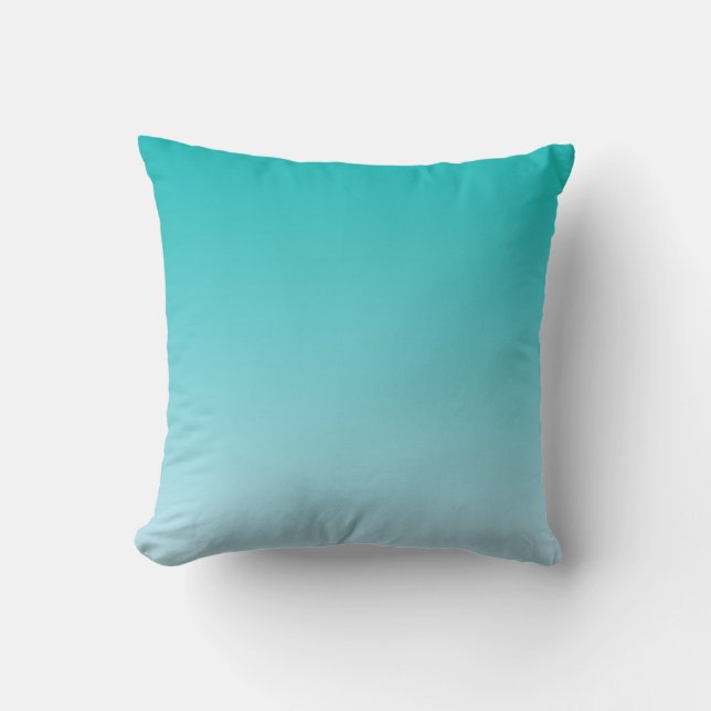 “Teal Ombre” Cushion (Front)