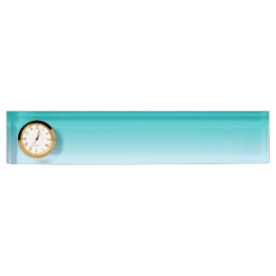 Teal Ombre Nameplate