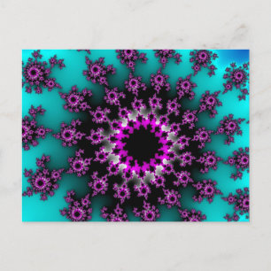 Teal Oriental Eye Postcard
