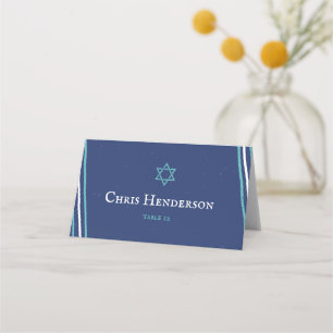 Teal Passover Place Card