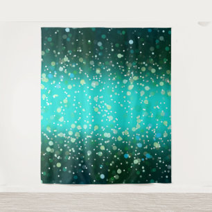 Teal Pattern Tapestry