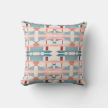 Teal Pink Rust Beige Southwest Look Large Mosaics